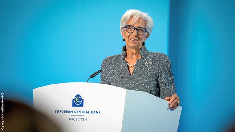 ECB President Christine Lagarde and ECB Vice-President Luis de Guindos during the Governing Council Press Conference in Frankfurt am Main, September 12 2024. Photo: © Manuel Bernabeu/ECB